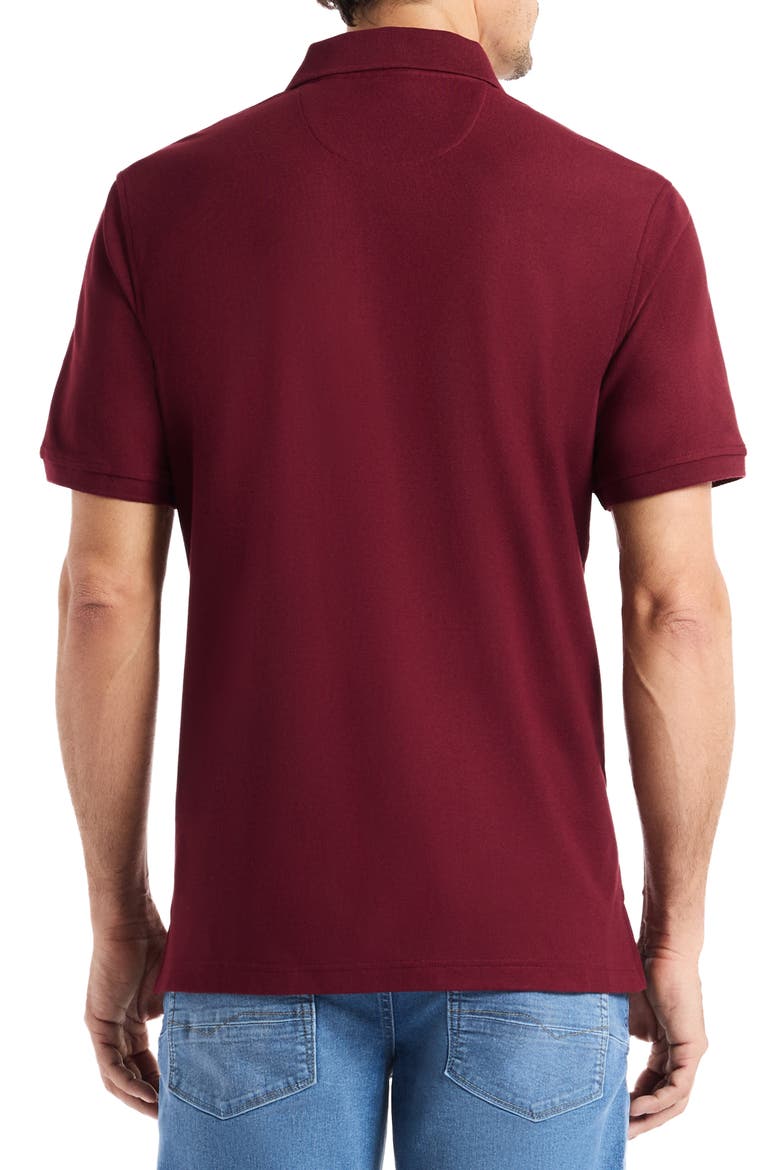 Belvar Knit Polo, Alternate, color, VELVET MAROON