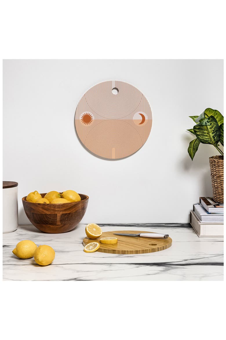 Celestial Arches by Iveta Abolina Cutting Board, Alternate, color, BEIGE