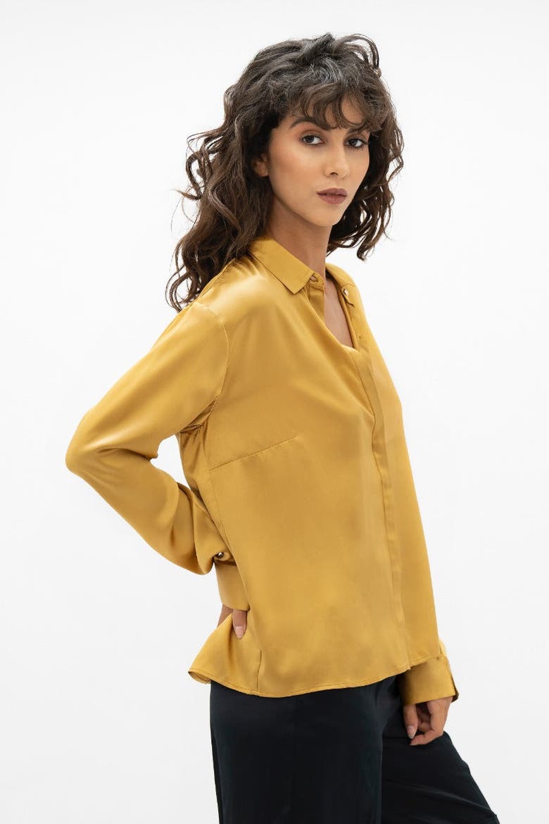 Kobe Blouse, Alternate, color, Mimosa