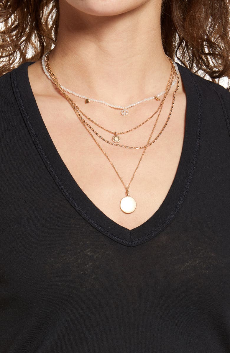 Free People Hailey V-Neck Baby Tank, Alternate, color, 