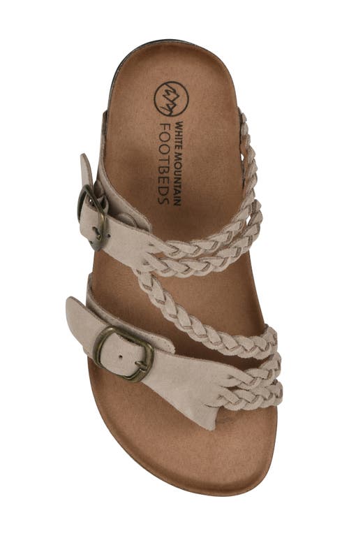 Cliffs By White Mountain Haziest Sandal In Sandal Wood Suede