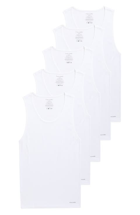 5-Pack Cotton Blend Tanks