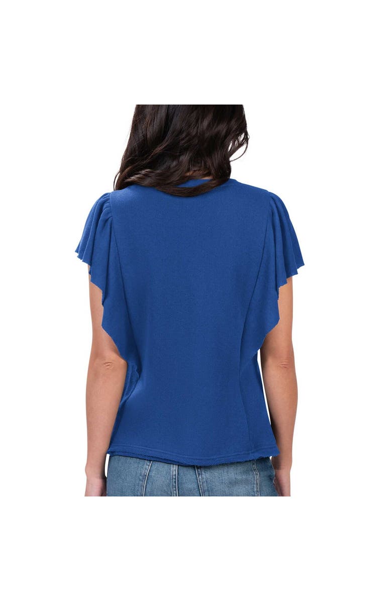 G-III 4HER BY CARL BANKS Women's G-III 4Her by Carl Banks Royal Chicago Cubs Crowd Wave T-Shirt, Alternate, color, 