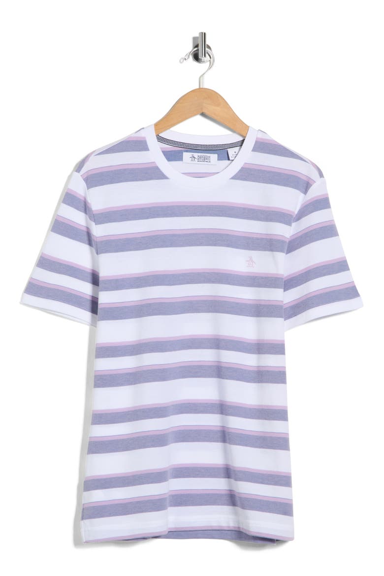 Birdseye Pique Cotton T-Shirt, Alternate, color, BRIGHT WHITE