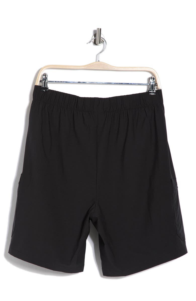 Hurley Outlander Cargo Walk Shorts, Alternate, color, Black