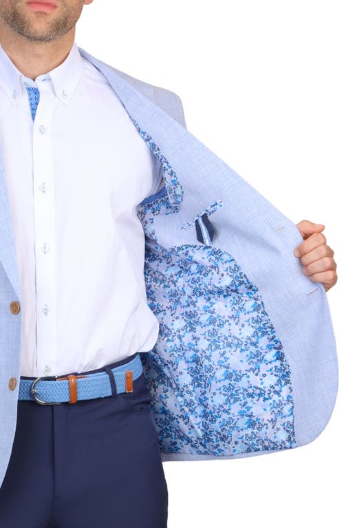 Tailorbyrd Broken Check Sport Coat In Blue