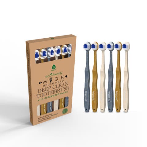 100% Eco-friendly Cedarwood Toothbrushes
