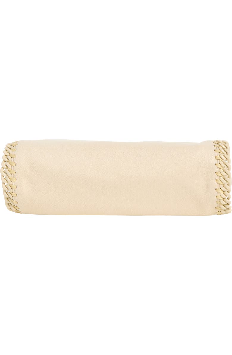Stella McCartney Mini Falabella Shaggy Deer Faux Leather Tote, Alternate, color, Oat