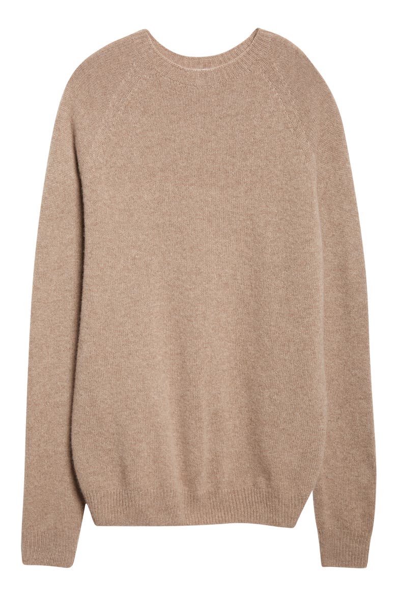Lambswool Crewneck Sweater, Alternate, color, SANDSTONE