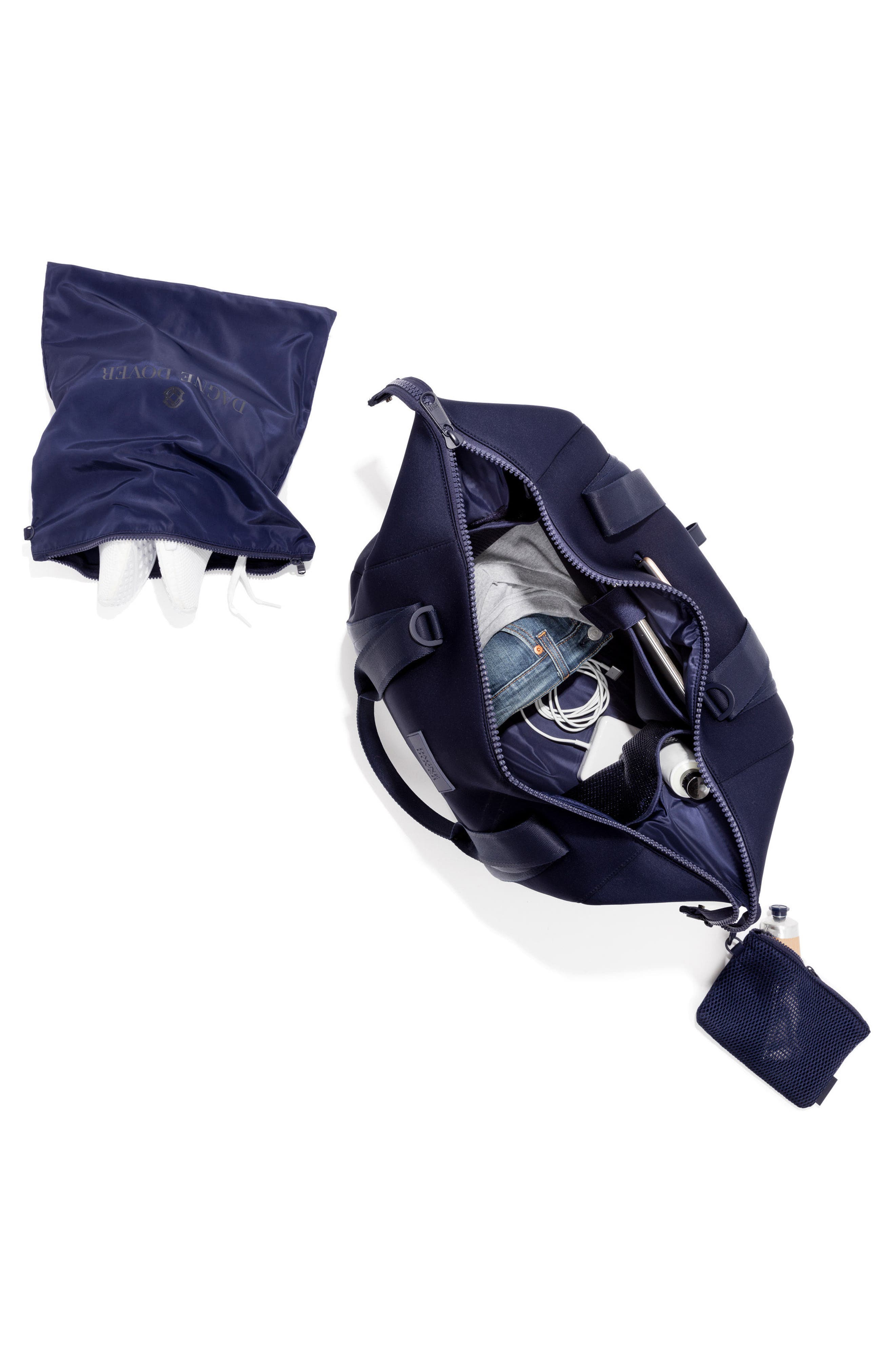 Landon Large Neoprene Carryall, Alternate, color, STORM