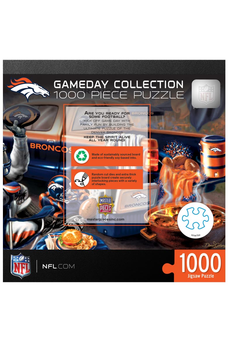 Denver Broncos Gameday 1000 Piece Puzzle, Alternate, color, Multicolor