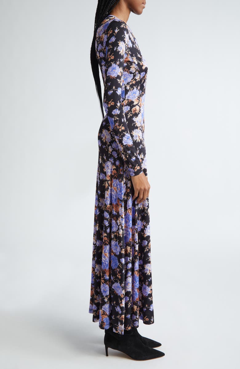 Ulla Johnson Naia Floral Long Sleeve Maxi Dress, Alternate, color,