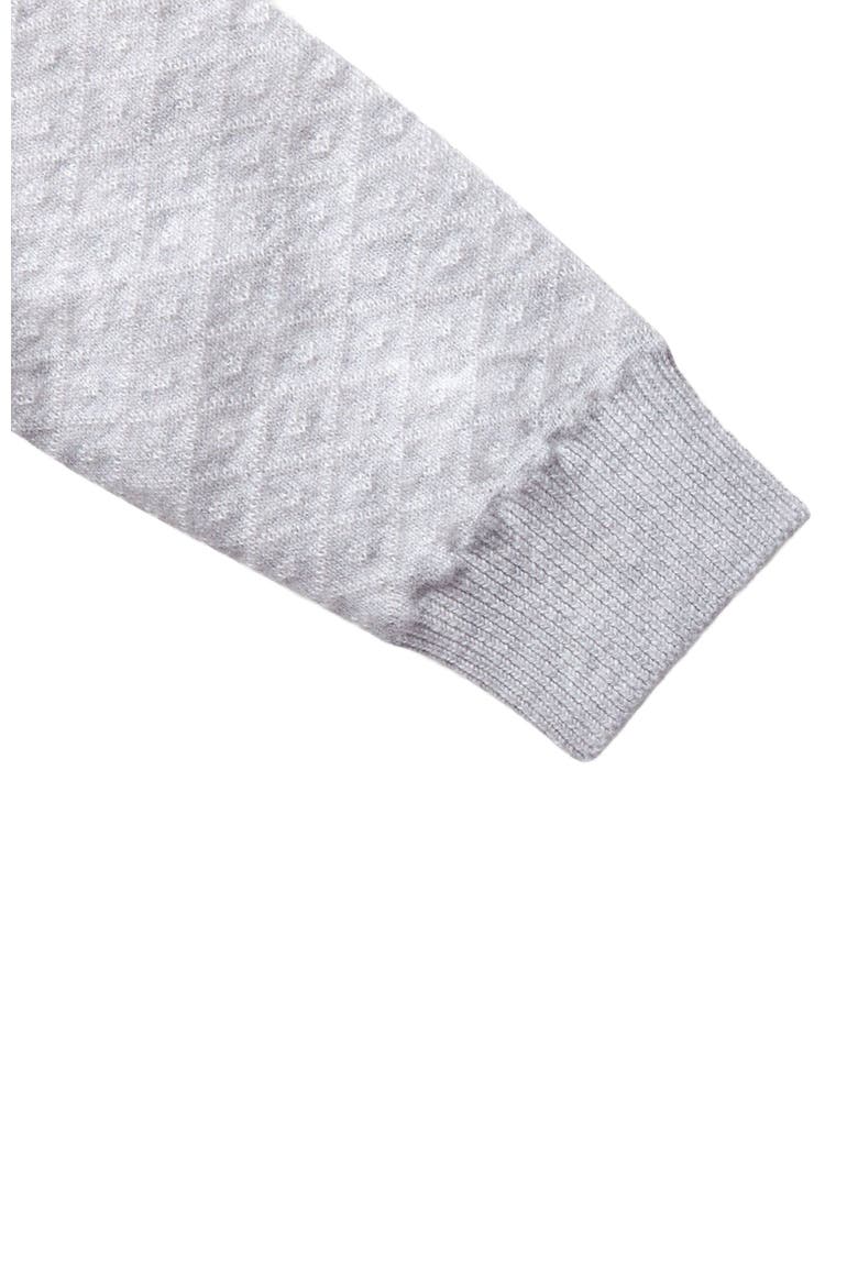 Baby Jacquard Romper, Alternate, color, Grey