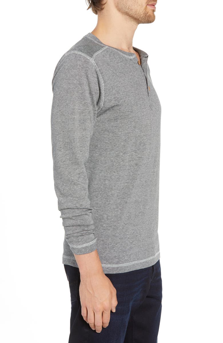 Vintage 1946 Microstripe Long Sleeve Henley, Alternate, color, 