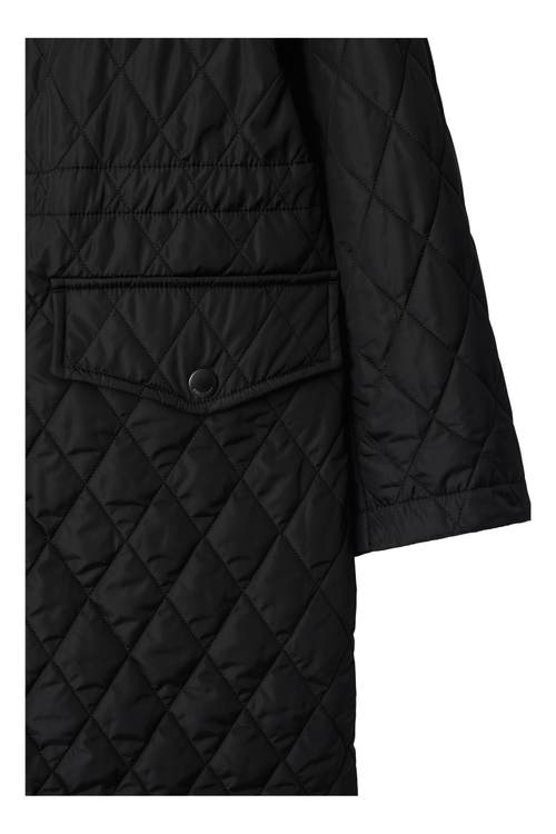 Burberry Quilted Parka Coat