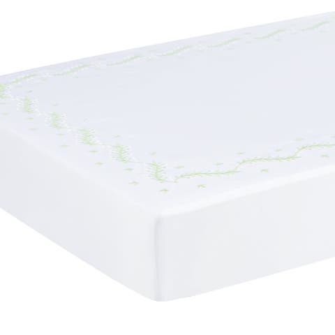 Kids' Embroidered Crib Sheet
