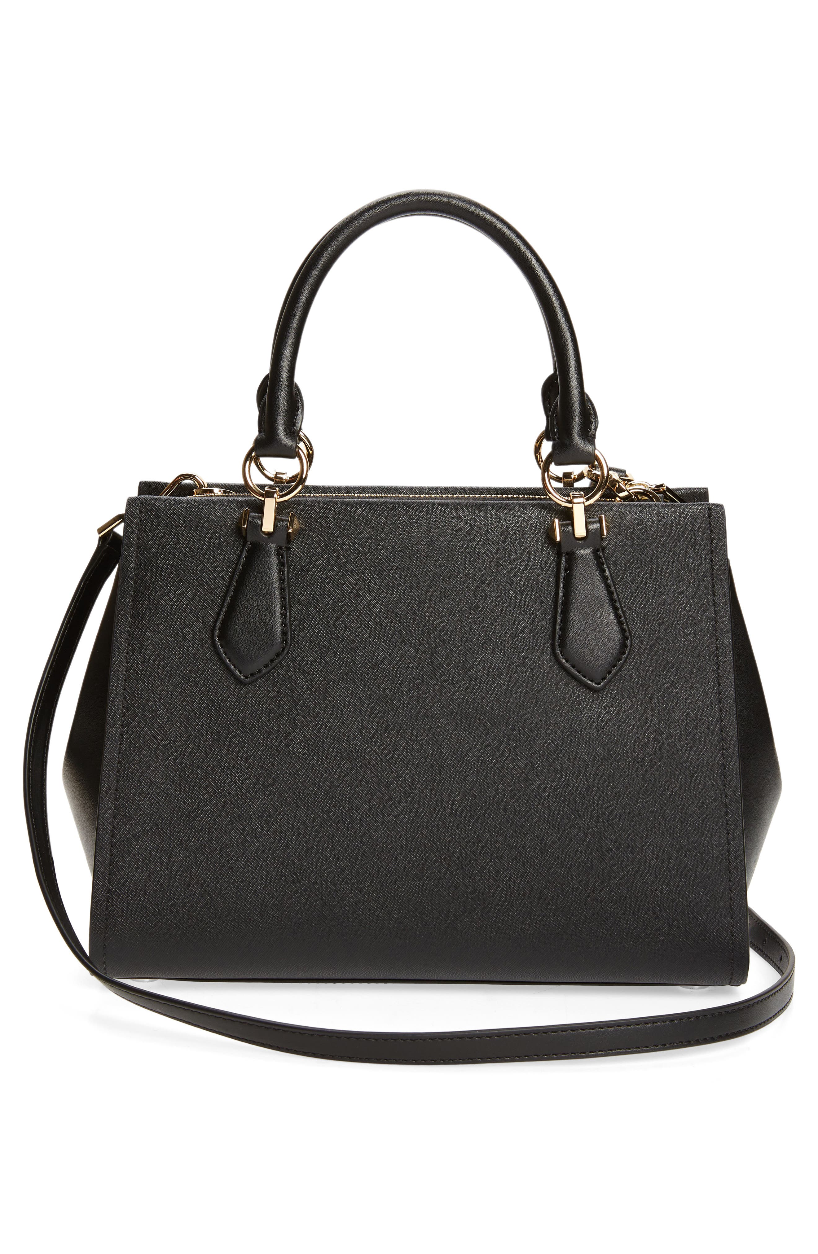 Michael Kors Marilyn Medium Leather Satchel, Alternate, color, 