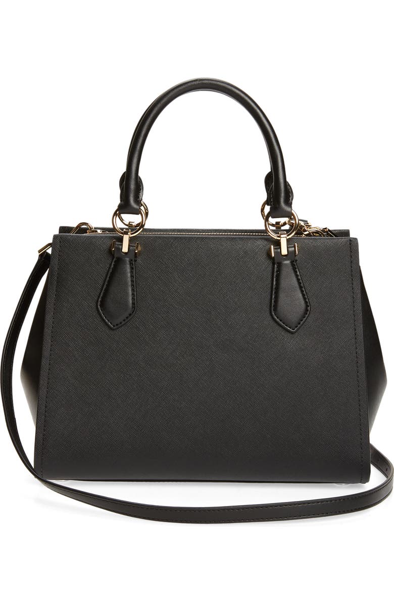 Michael Kors Marilyn Medium Leather Satchel, Alternate, color,