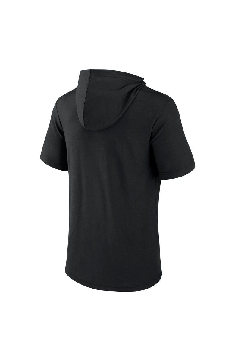 FANATICS Men's Fanatics Branded Black San Francisco Giants Offensive Strategy Short Sleeve Pullover Hoodie, Alternate, color, Black