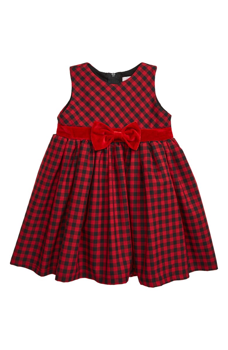 Popatu Check Sleeveless Dress, Main, color,