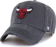 '47 Men's '47 Charcoal Chicago Bulls Weathered Clean Up Adjustable Hat