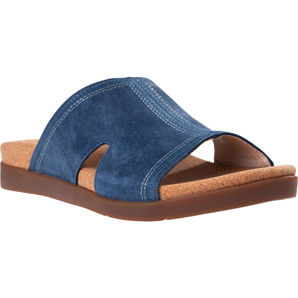 Revitalign Palmetto Slide Sandal In Marine Blue