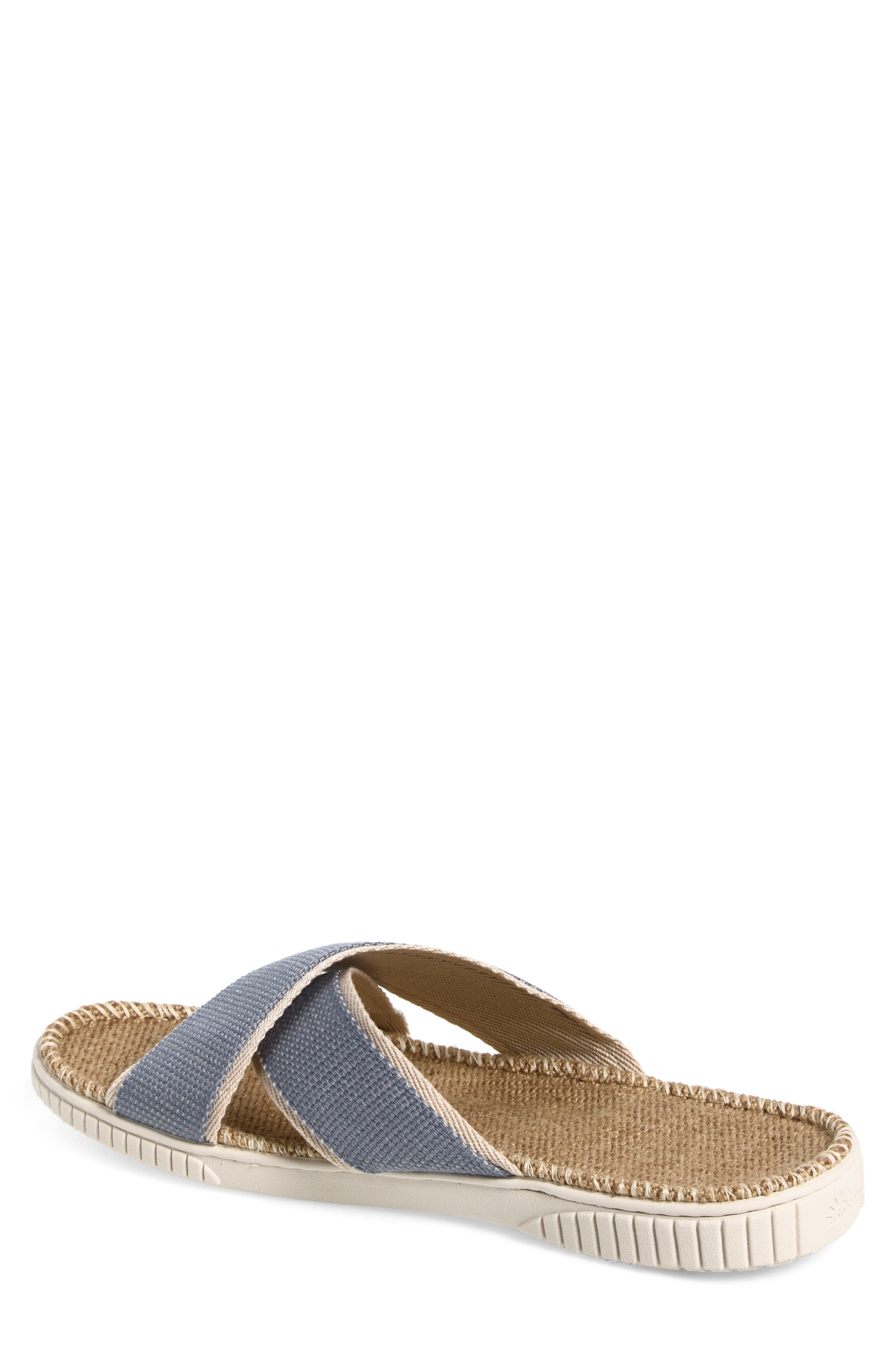 Marlin Slide Sandal, Alternate, color, BLUE