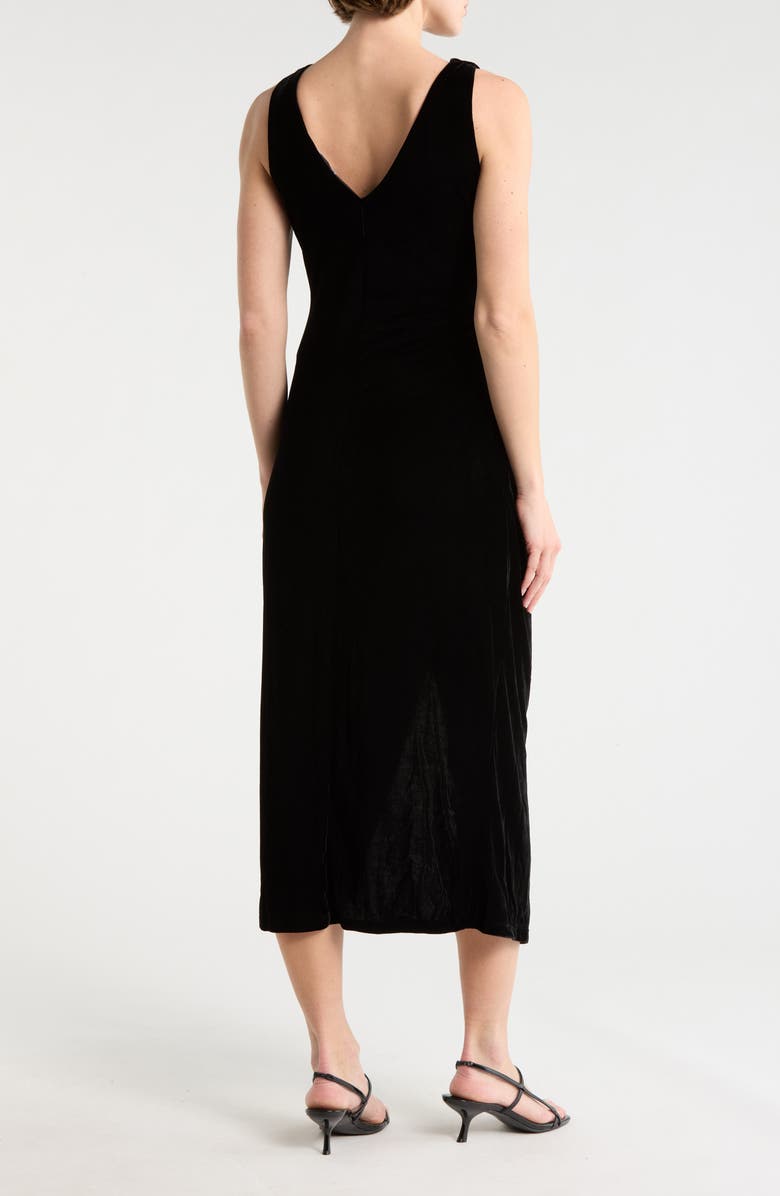 Tart Amaya Velvet Midi Dress, Alternate, color, Black
