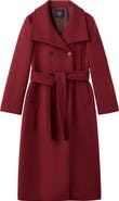 MANGO Sirenita Belted Wool Blend Coat