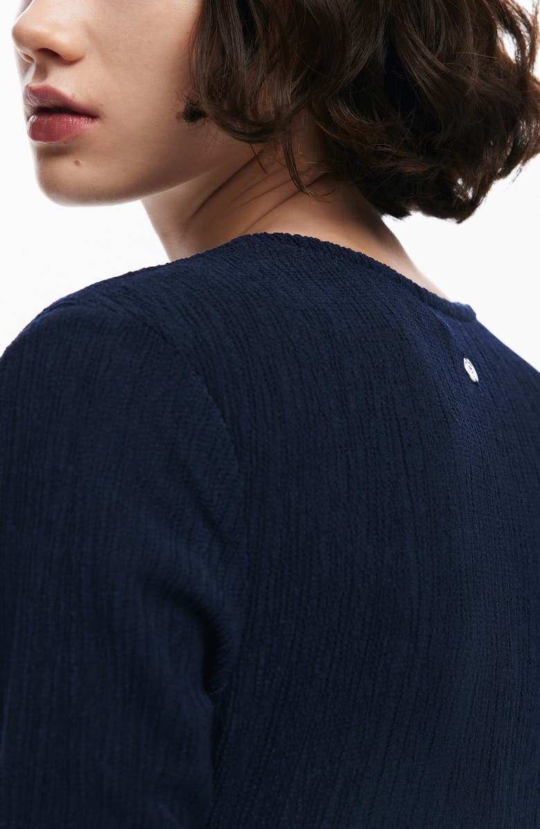 Desigual Leeds Textured Long Sleeve Jumpsuit, Alternate, color,