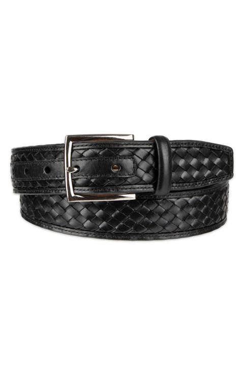 Woven Leather Belt