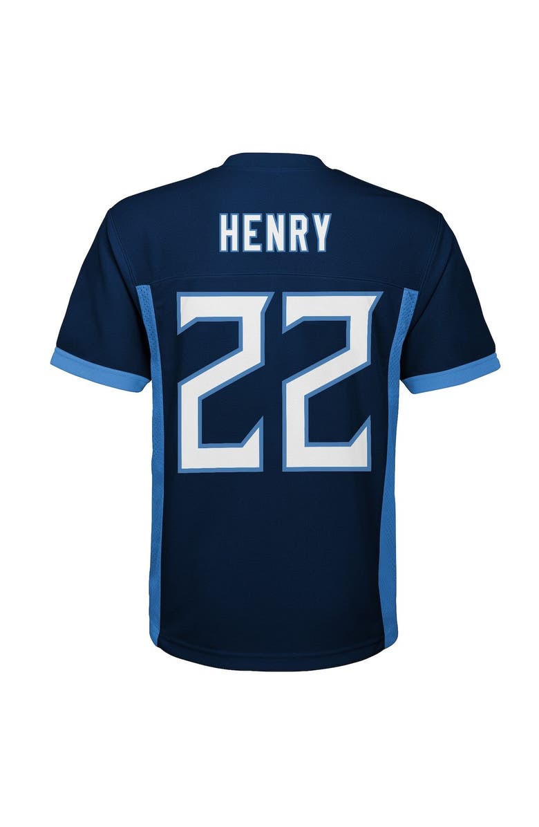 Outerstuff Youth Derrick Henry Navy Tennessee Titans Replica Player Jersey, Alternate, color,