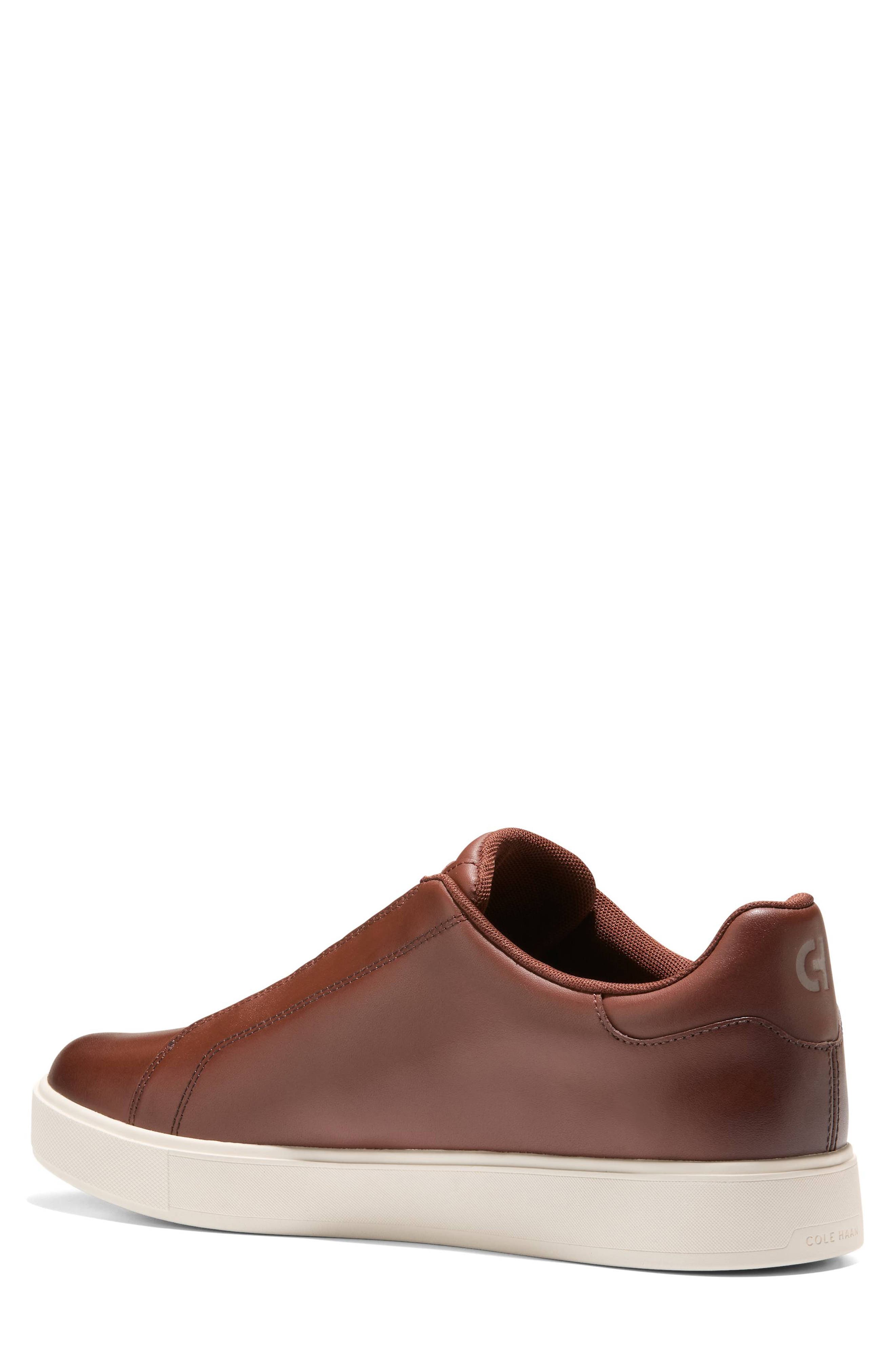 GrandPro Luxe Slip-On Sneaker, Alternate, color, DARK CUOIO / IVORY
