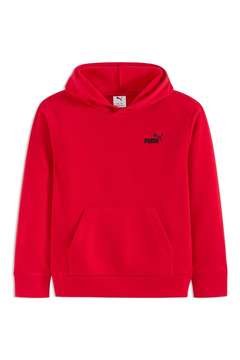 Kids' Essential Basics Fleece Pullover Hoodie, Main, color, MEDIUM RED