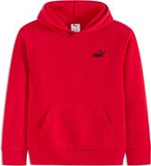 PUMA Kids' Essential Basics Fleece Pullover Hoodie