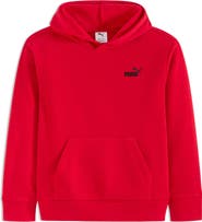PUMA Kids' Essential Basics Fleece Pullover Hoodie