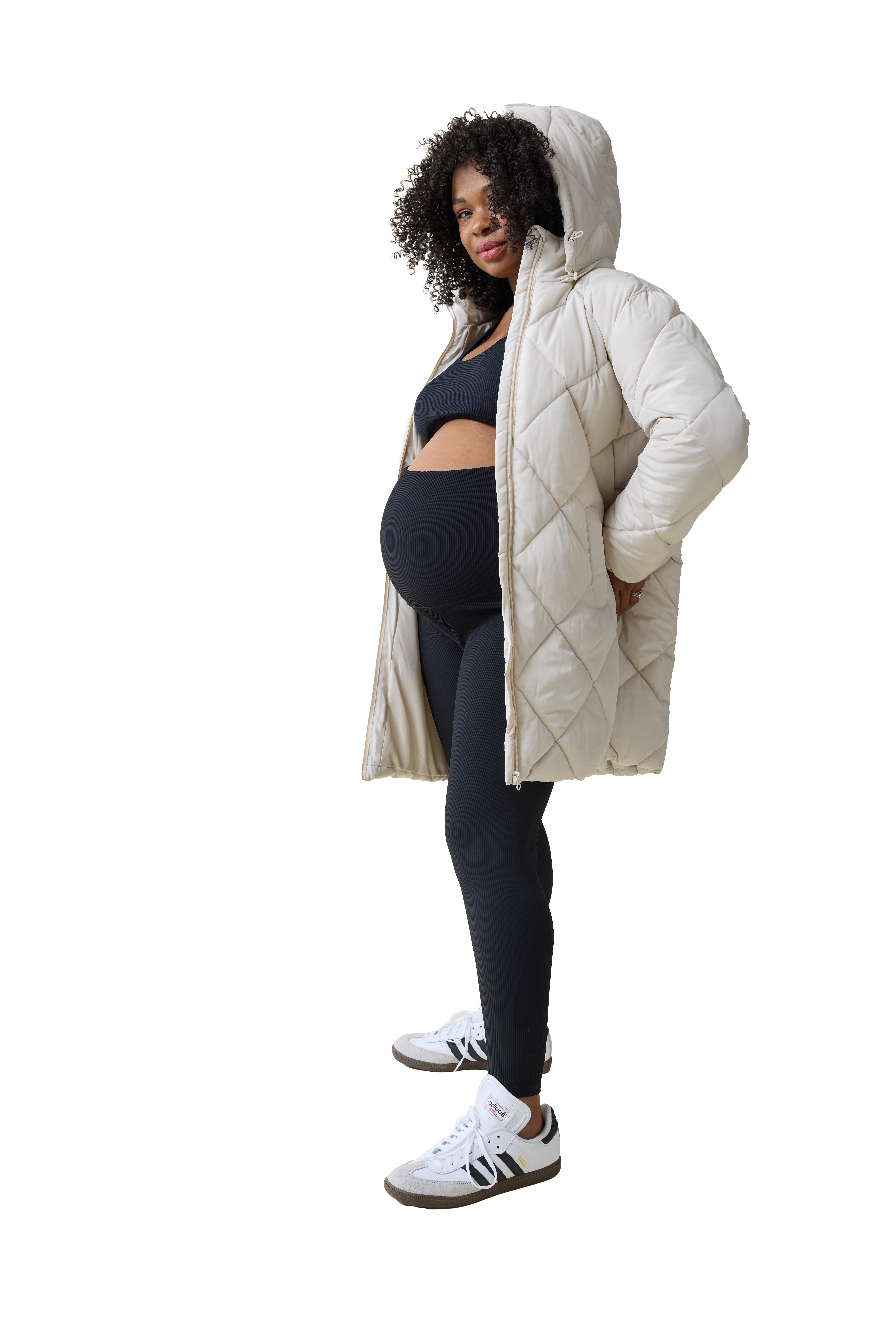 Maternity Longline Puffer - image 3