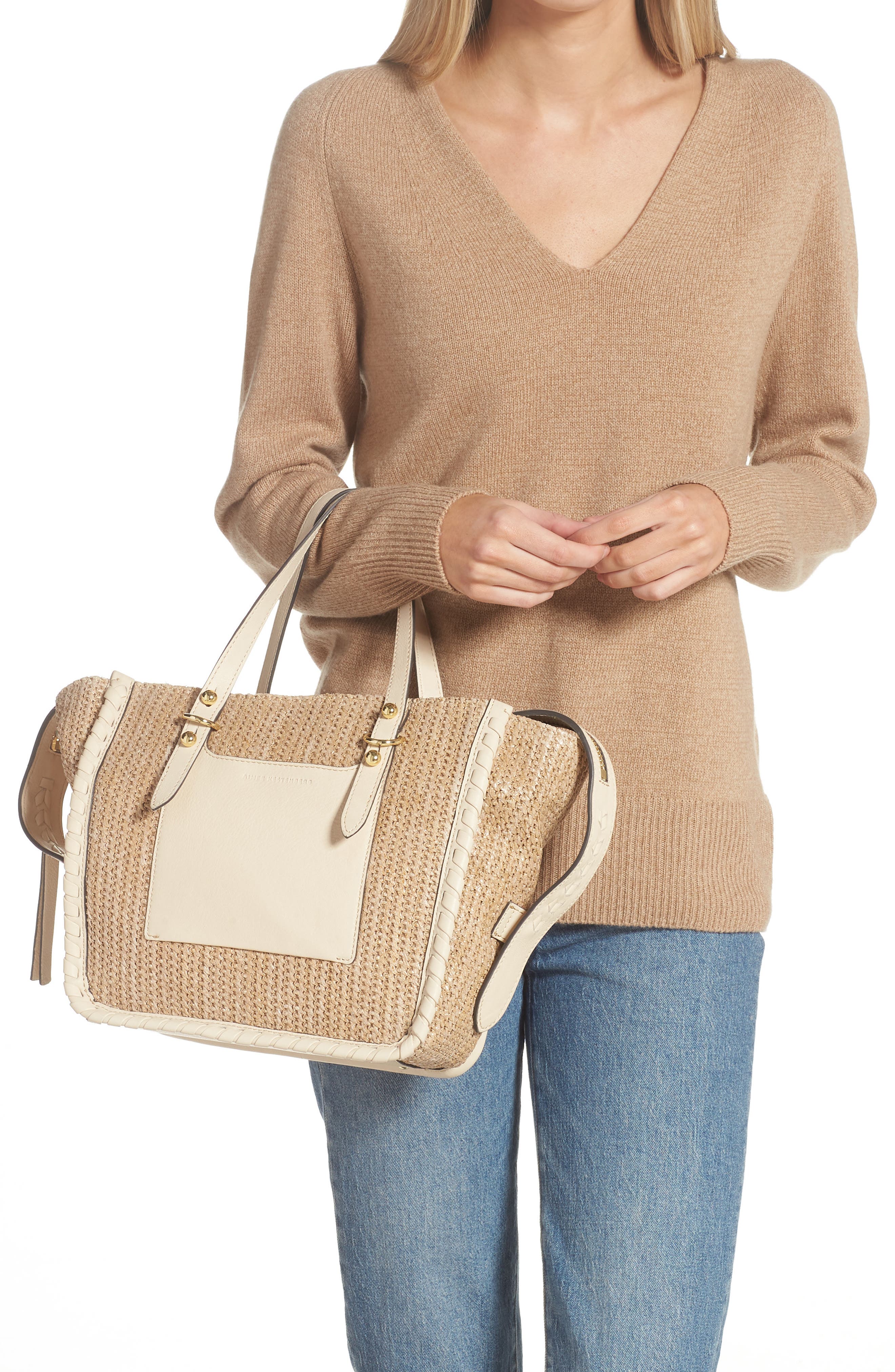Kestenberg Casablanca Tote, Alternate, color, SANDY