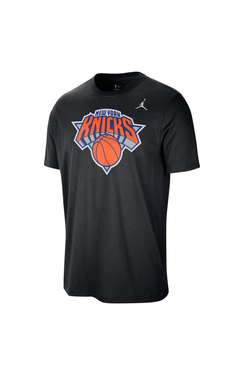 Jordan Brand Men's Jordan Brand Black New York Knicks Statement Edition Essential T-Shirt, Alternate, color, Black