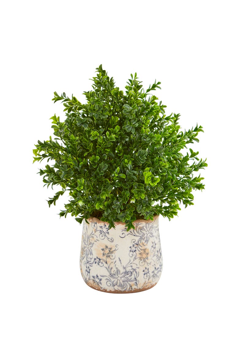 18-in Sweet Grass Artificial Plant in Floral Vase, Main, color, Green