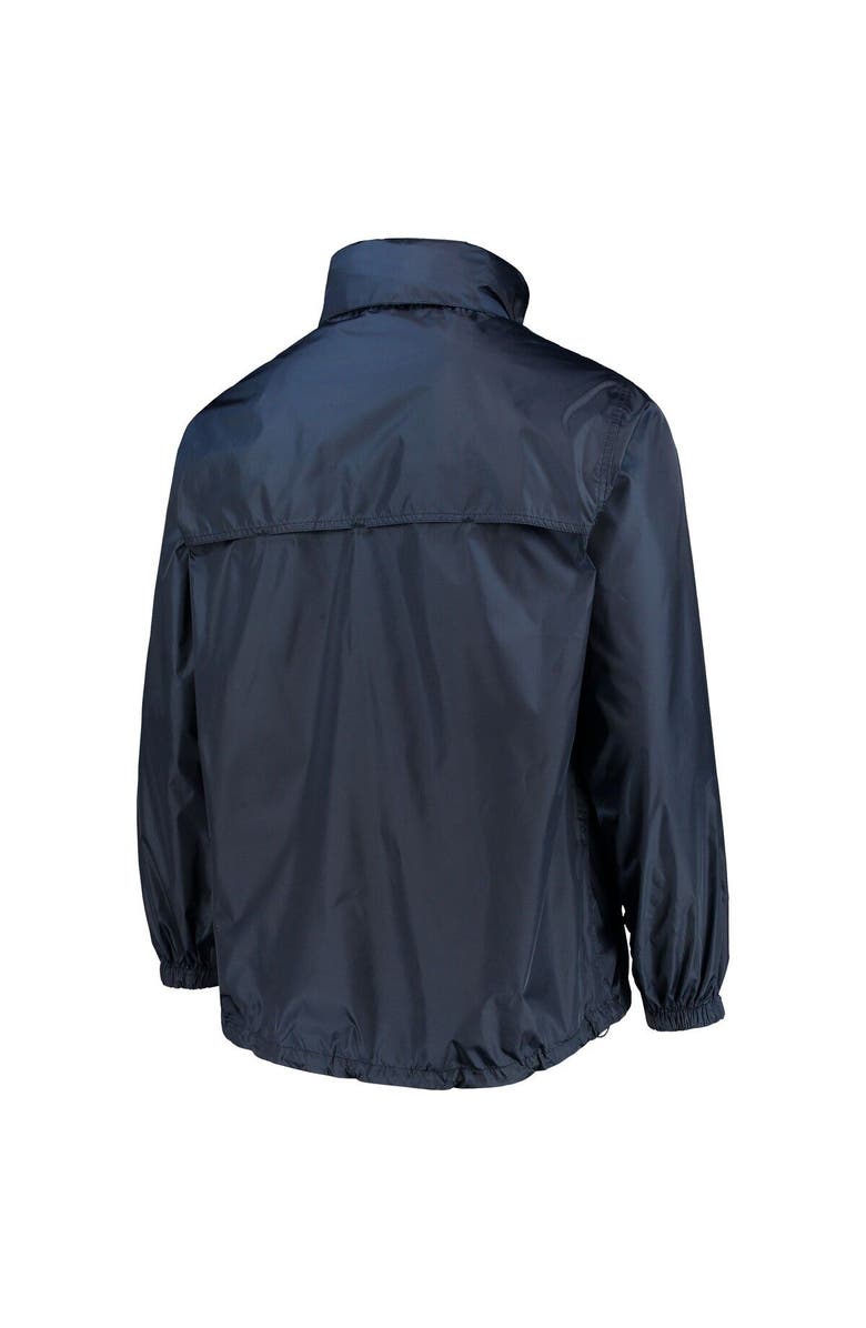 DUNBROOKE Men's Dunbrooke Navy New England Patriots Circle Sportsman Waterproof Packable Lightweight Full-Zip Jacket, Alternate, color,