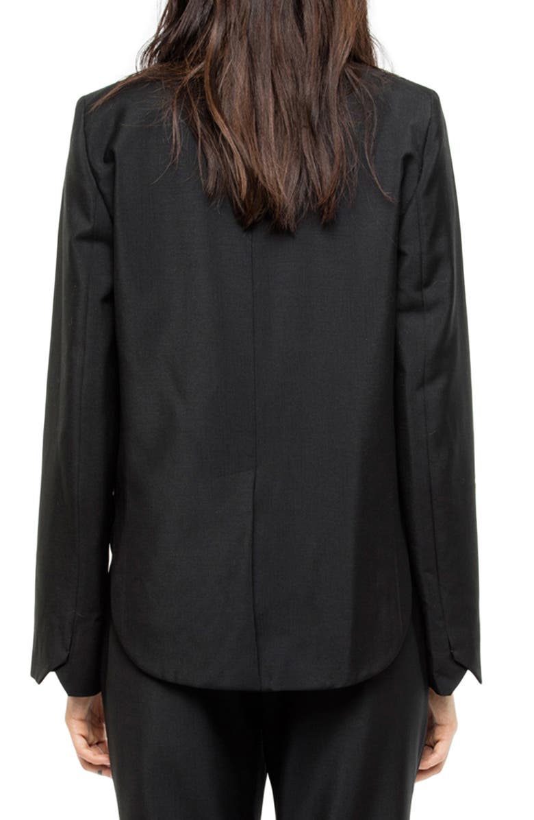 Zadig & Voltaire Wool Notch Collar Blazer, Alternate, color, 