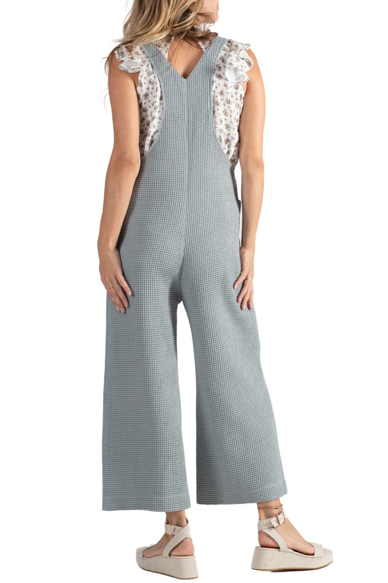 Maya Organic Cotton Gauze Maternity/Nursing Jumpsuit, Alternate, color, SAGE
