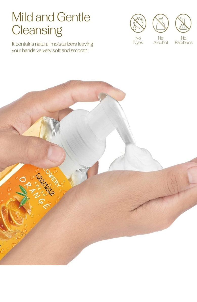 Lovery Citrus Foaming Hand Soap - Mini Pack of 10 Scented Hand Wash, Alternate, color, Multicolor