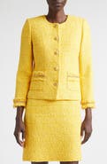 ST. JOHN Frosted Sunshine Tweed Jacket