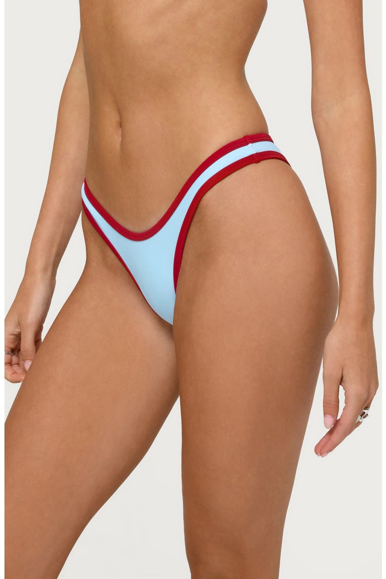Dina Contrast Bikini Bottoms, Alternate, color, LIGHT-BLUE