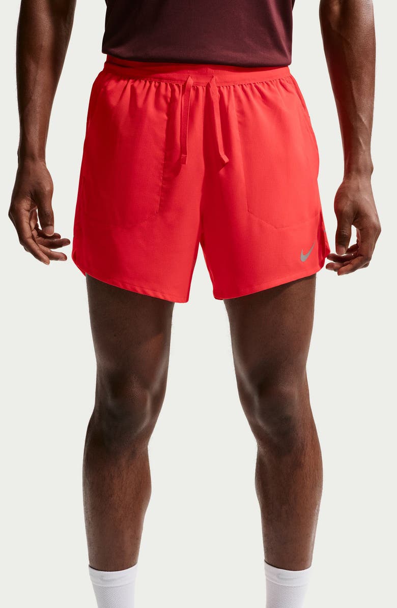 Nike Dri-FIT 5-Inch 2-in-1 Running Shorts, Alternate, color, Light Crimson