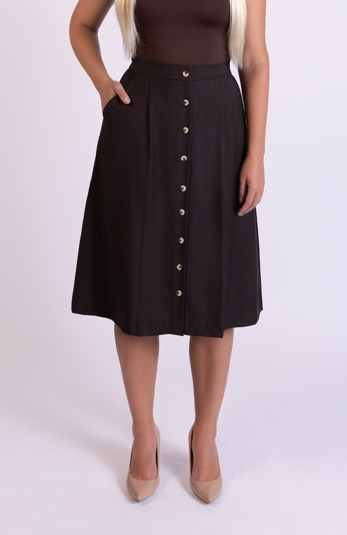The Wool Midi Skirt - image 3