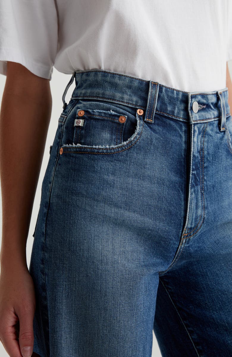 AG Deven High Waist Ultra Wide Leg Jeans, Alternate, color, 