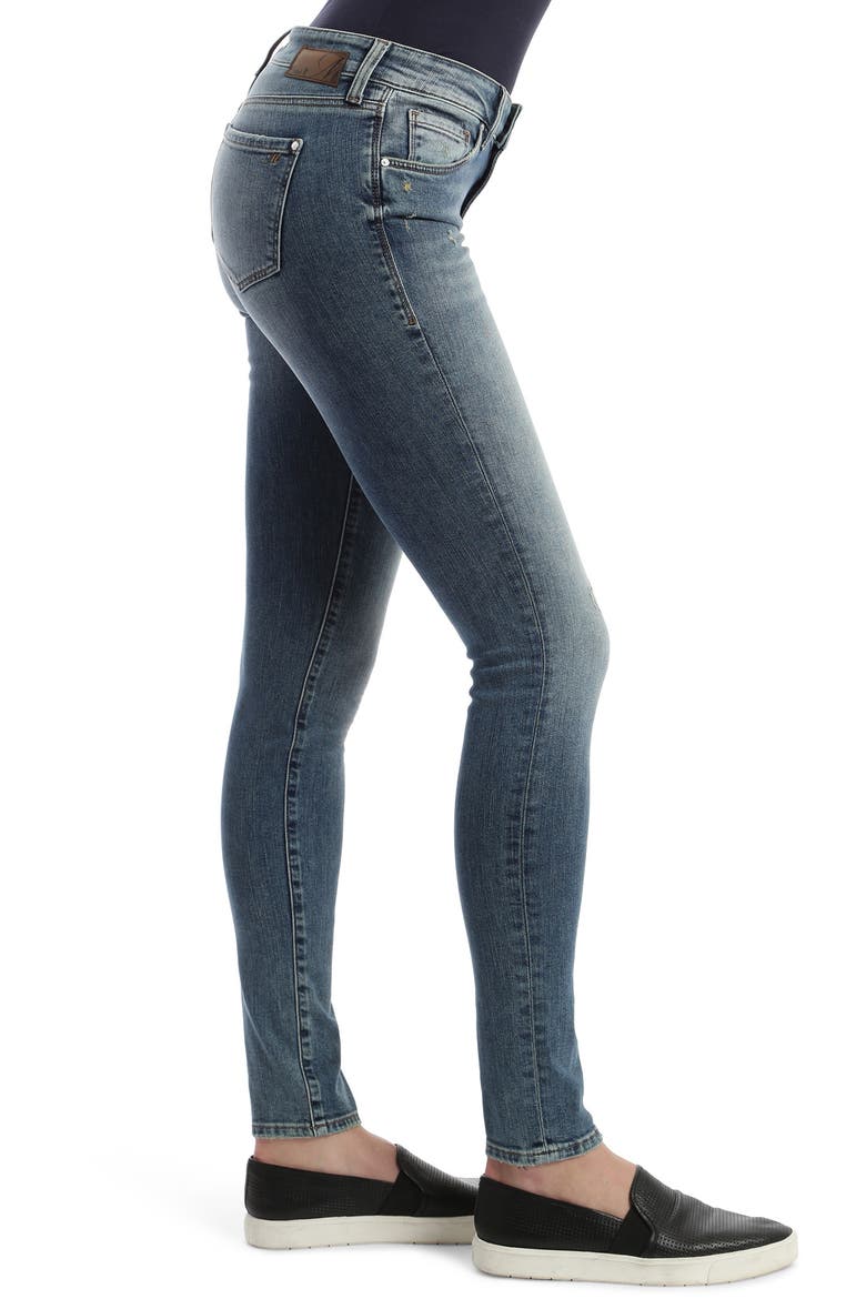 Adriana Skinny Jeans, Alternate, color, MID DISTRESSED VINTAGE